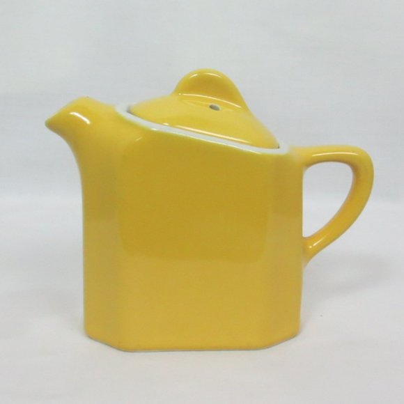Hall Kitchen Hall Usa Teapot 6s Modern Vintage Mustard Yellow With